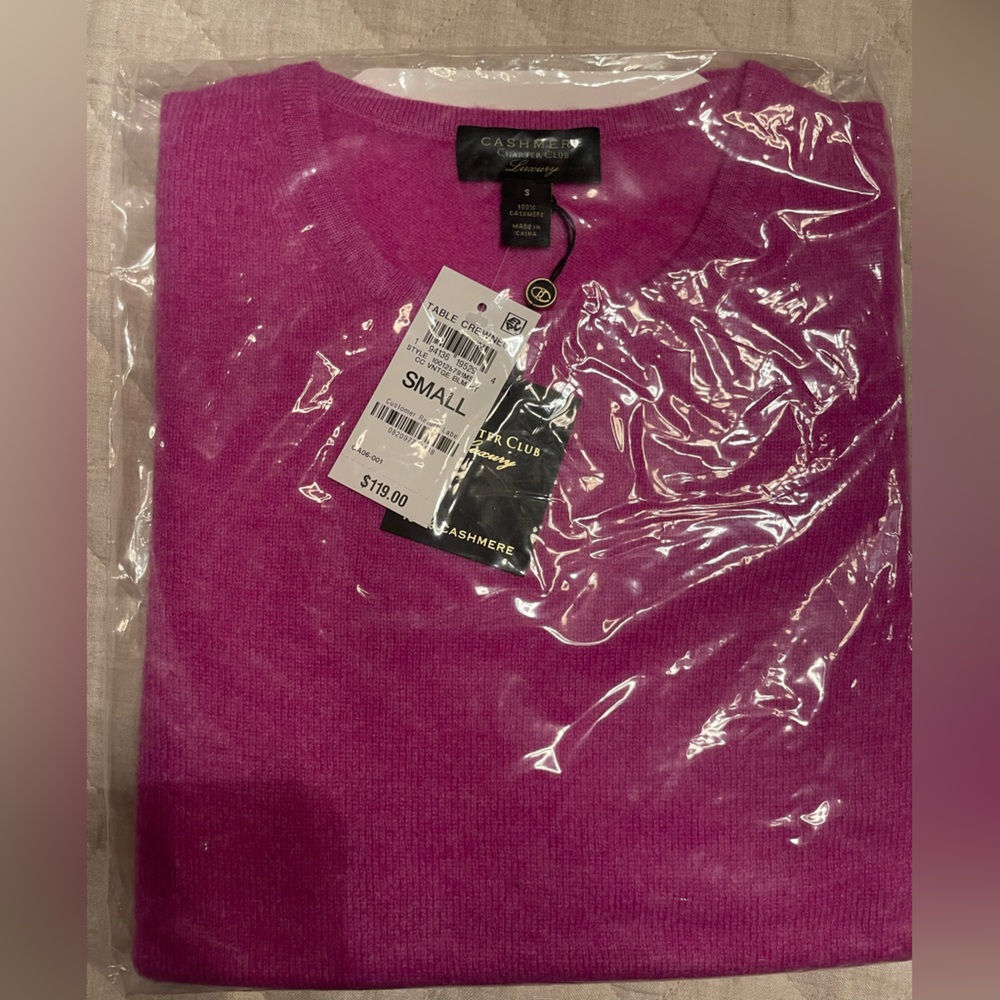 Charter Club New with Tags Cashmere Sweater S
